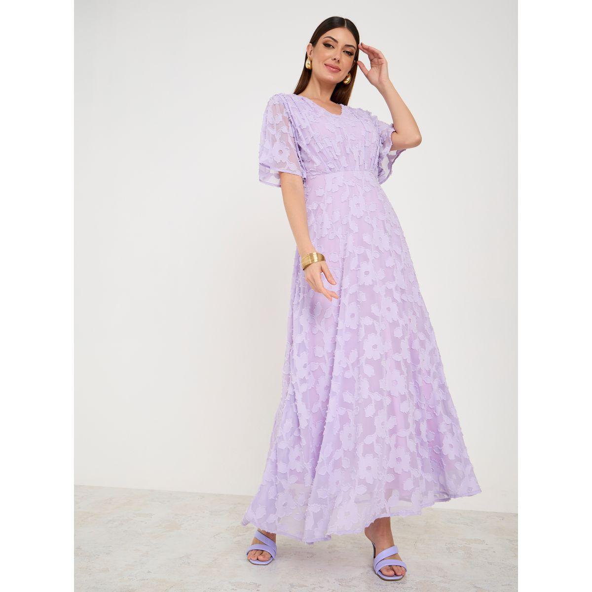 فستان طويل بنسيج الجاكار-women-clothing-dresses-image-1