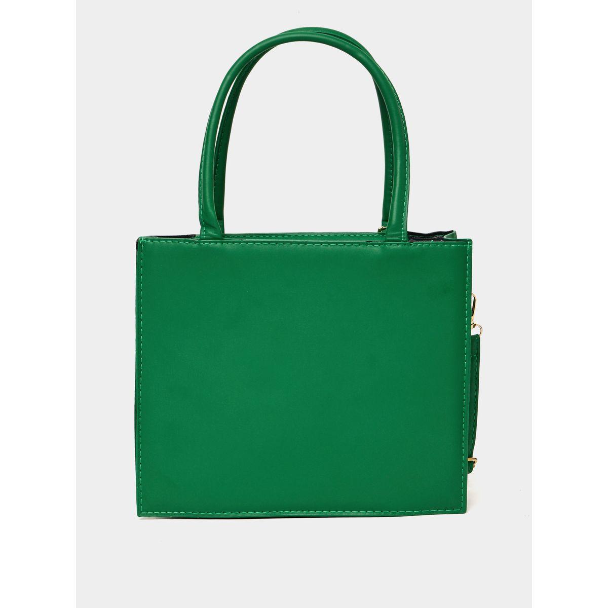 Styli Quilted Detail Handbag with Pouch -women-bagsandwallets-handbags-image-3