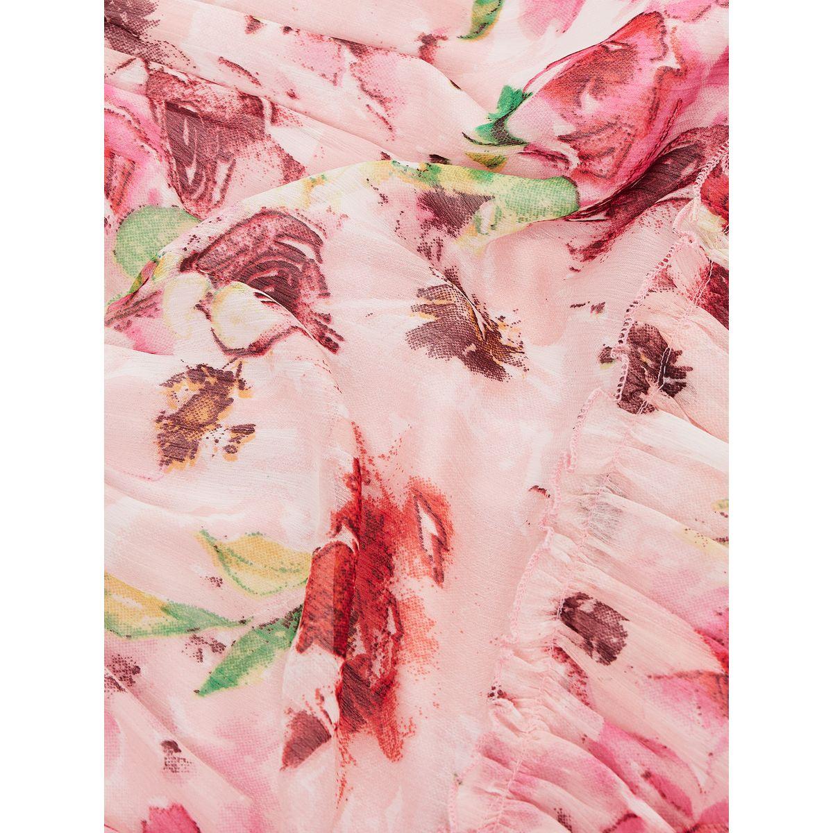 Styli Sweetheart Neck Printed Tiered Maxi Dress with Puff Sleeves-women-clothing-dresses-image-5
