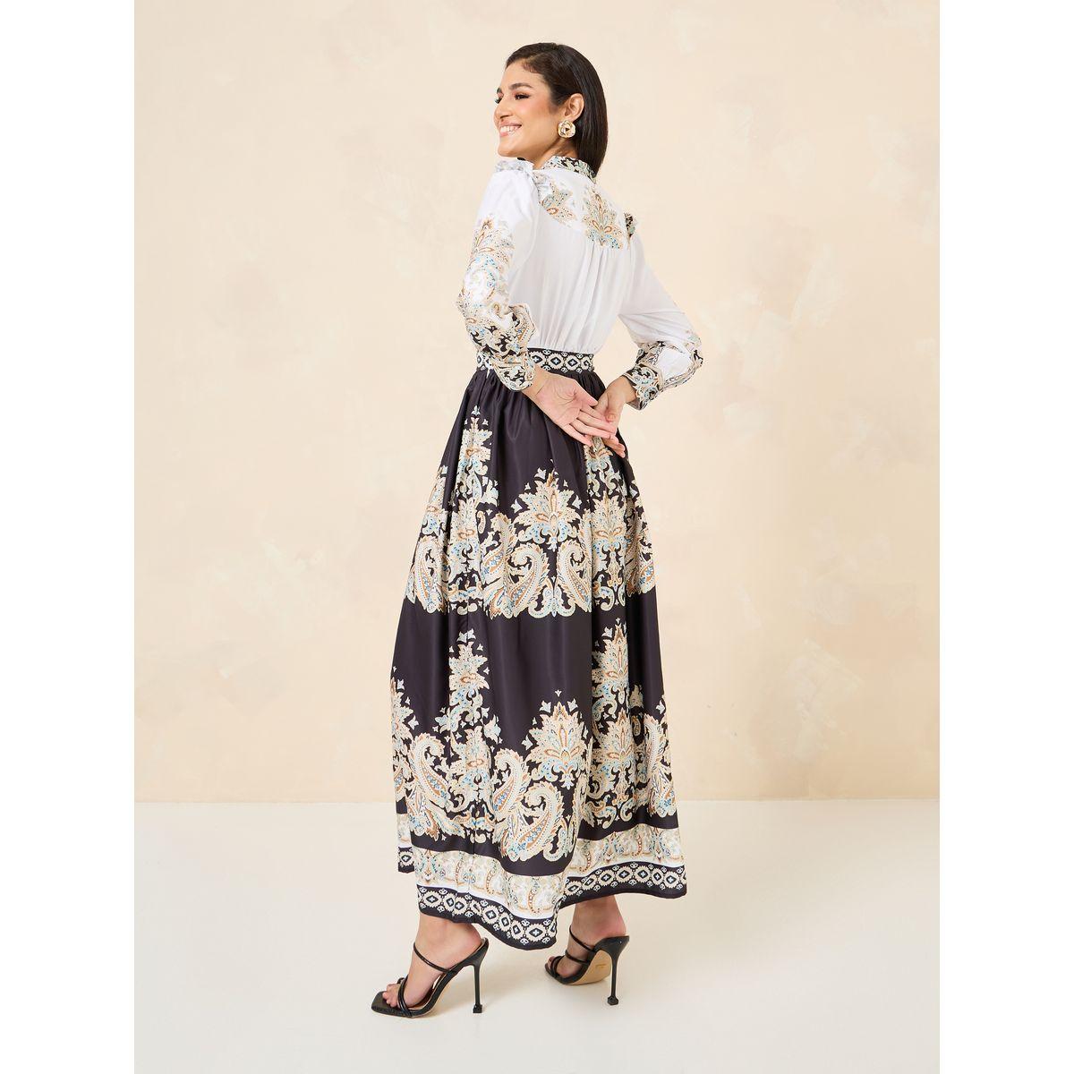 فستان طويل مع ياقة بشق-women-clothing-dresses-image-4