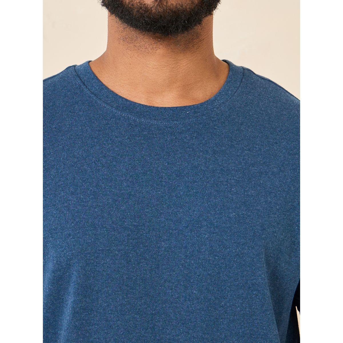 Styli Interlock Regular T-Shirt & Pintuck Shorts Co-Ord Set-men-clothing-coordsets-image-3