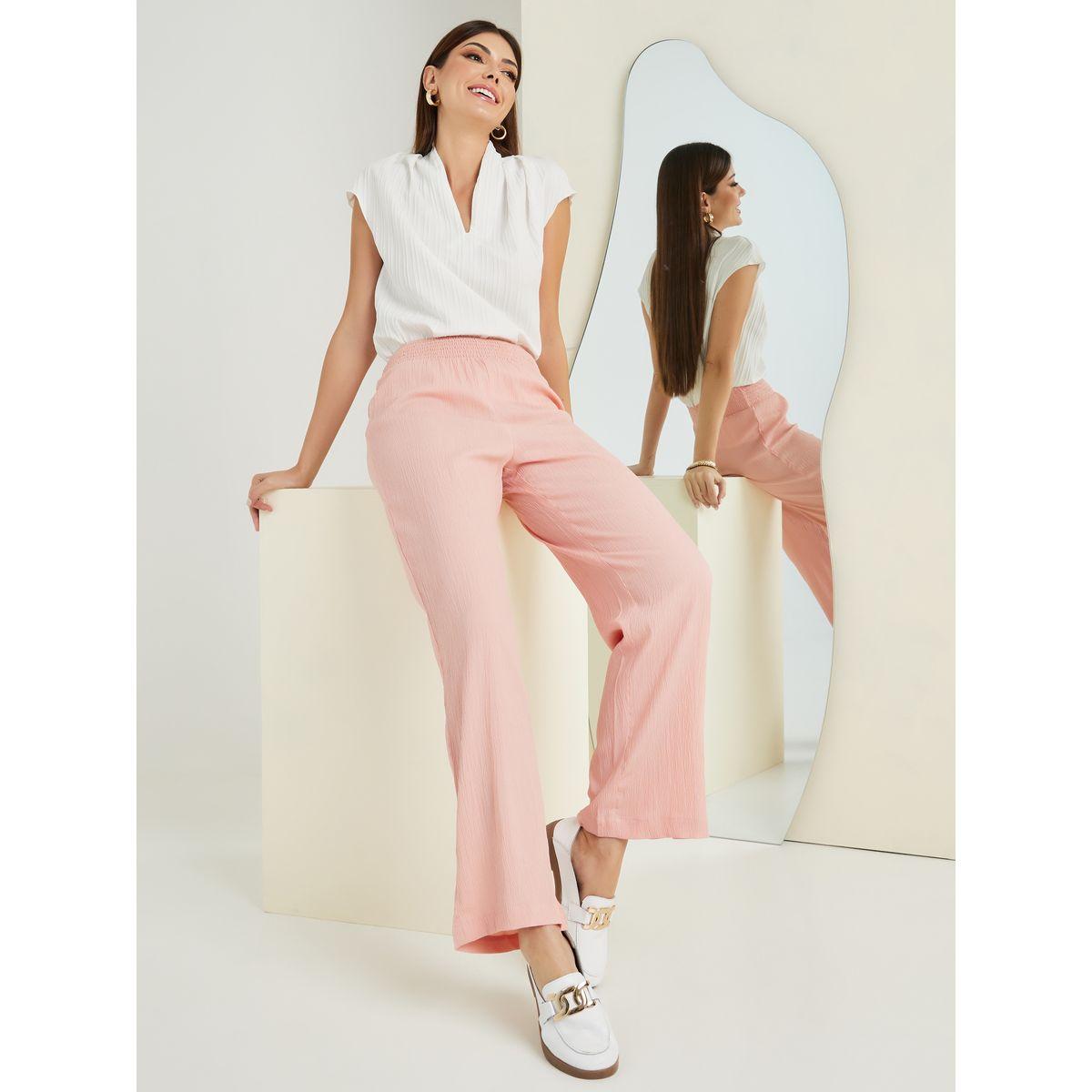 بنطال بقصة أرجل مستقيمة-women-clothing-bottoms-trousers-image-1
