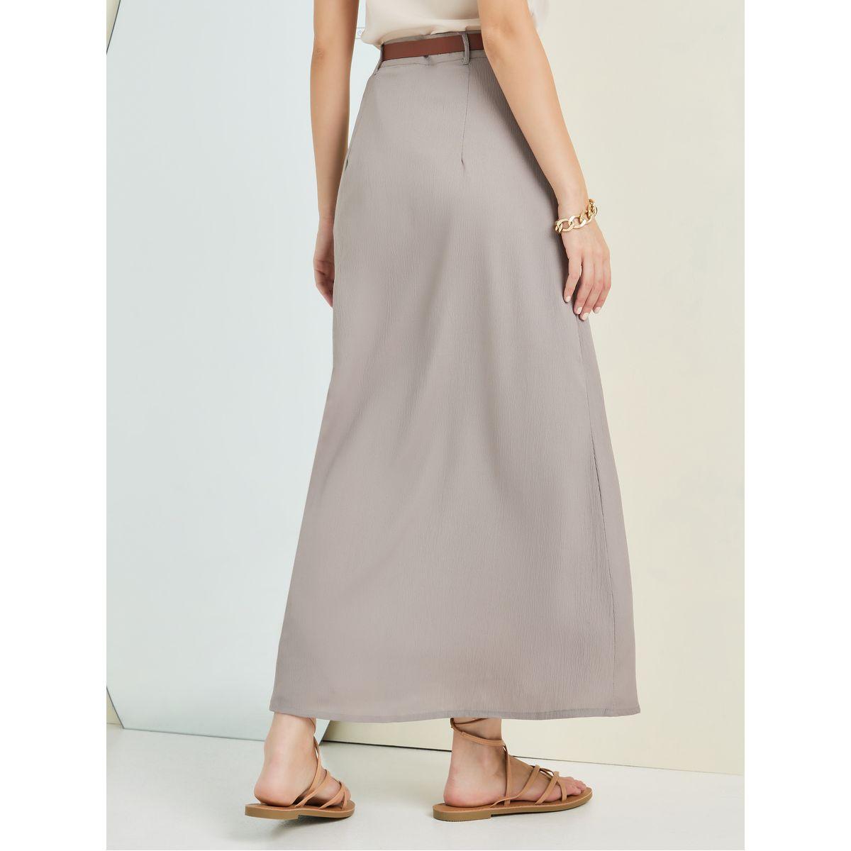Styli Crinkle Textured Maxi Skirt with Belt-women-clothing-bottoms-skirts-image-4