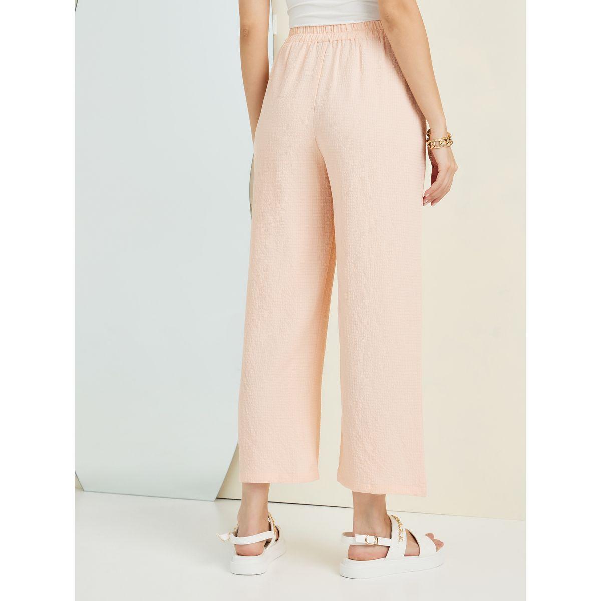 Styli Textured Relaxed Fit Trouser-women-clothing-bottoms-trousers-image-5