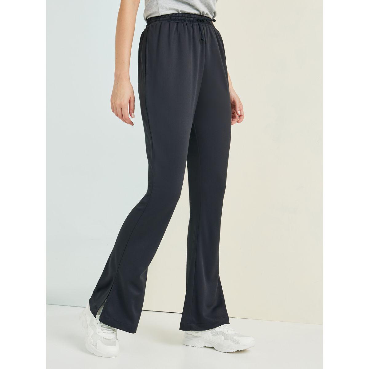 جوغر واسع الأرجل مع شق جانبي-women-clothing-bottoms-joggers-image-2