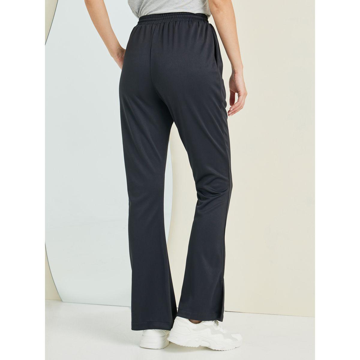Styli Flared Leg Jogger with Side Slit-women-clothing-bottoms-joggers-image-5