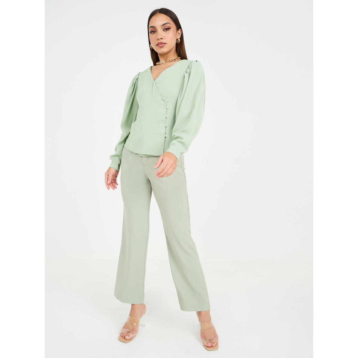 Styli Regular Fit Side Button Closure Blouse-women-clothing-shirtsandblouses-blouses-image-2