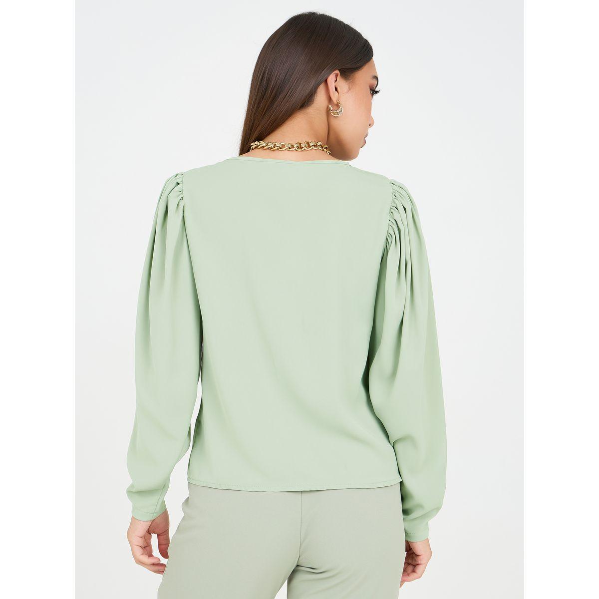 Styli Regular Fit Side Button Closure Blouse-women-clothing-shirtsandblouses-blouses-image-4