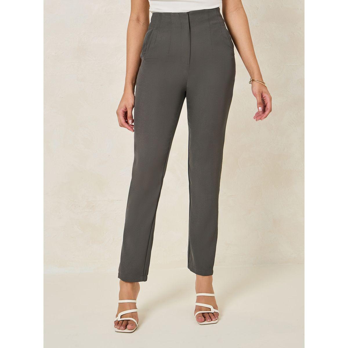بنطال بطول الكاحل مع قصة مستدقة-women-clothing-bottoms-trousers-image-1