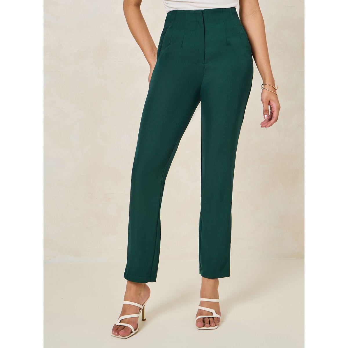 بنطال بقصة مستدقة وخصر عالي-women-clothing-bottoms-trousers-image-1