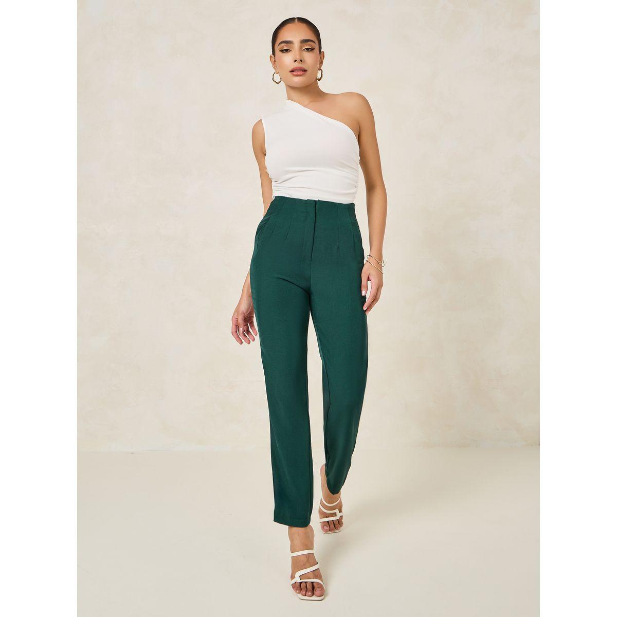 Styli High Rise Tapered Fit Ankle Length Pants-women-clothing-bottoms-trousers-image-2