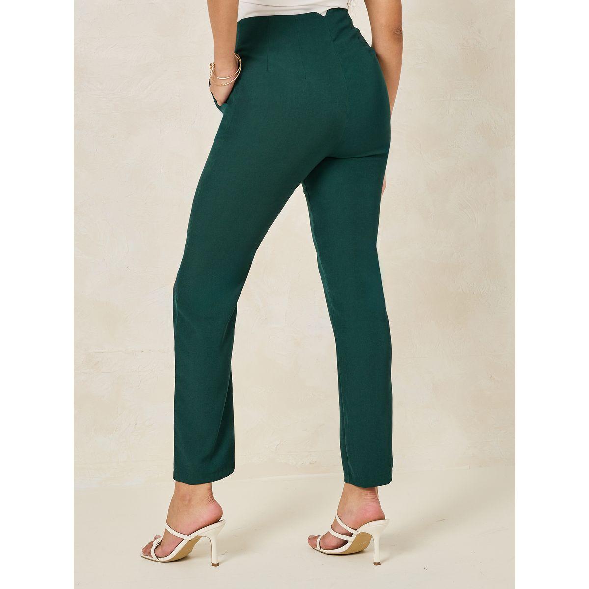 بنطال بقصة مستدقة وخصر عالي-women-clothing-bottoms-trousers-image-4