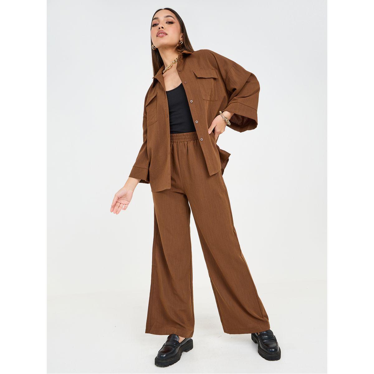 Styli High Rise Wide Leg Trouser-women-clothing-bottoms-trousers-image-2