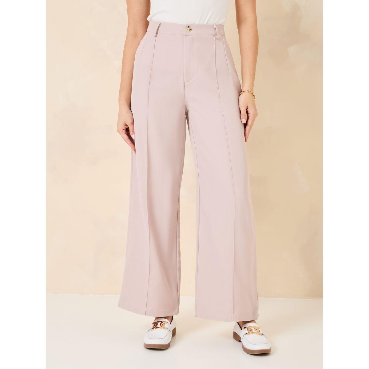 بنطال بقصة مستقيمة وخصر عالي-women-clothing-bottoms-trousers-image-2