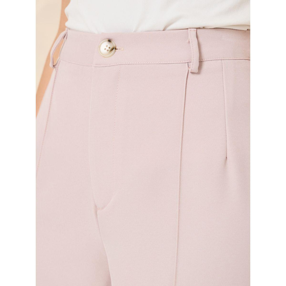 بنطال بقصة مستقيمة وخصر عالي-women-clothing-bottoms-trousers-image-3