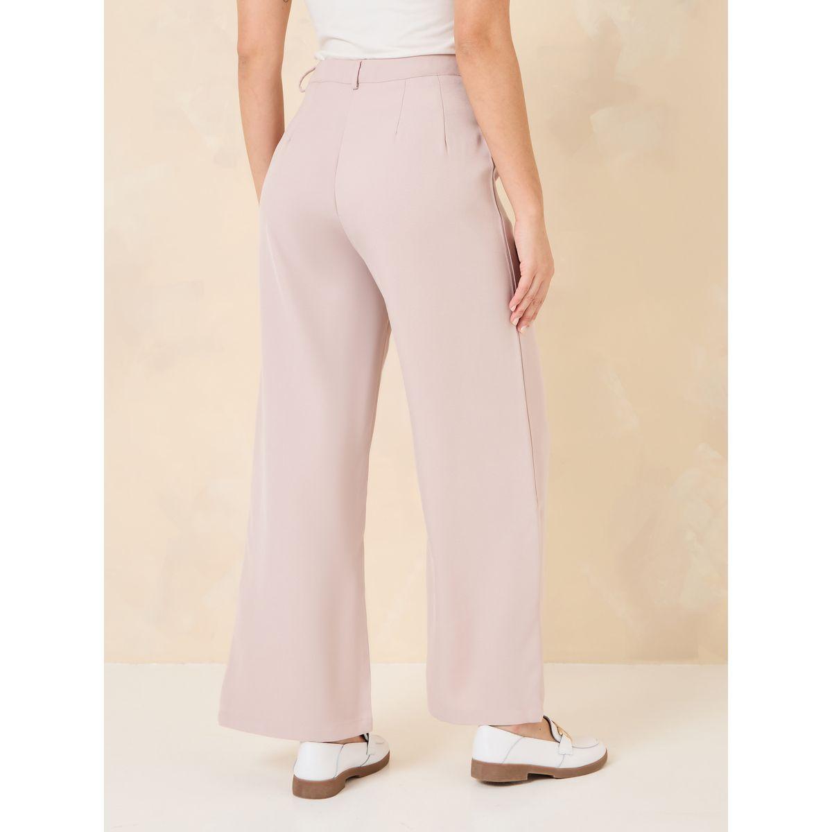 بنطال بقصة مستقيمة وخصر عالي-women-clothing-bottoms-trousers-image-4