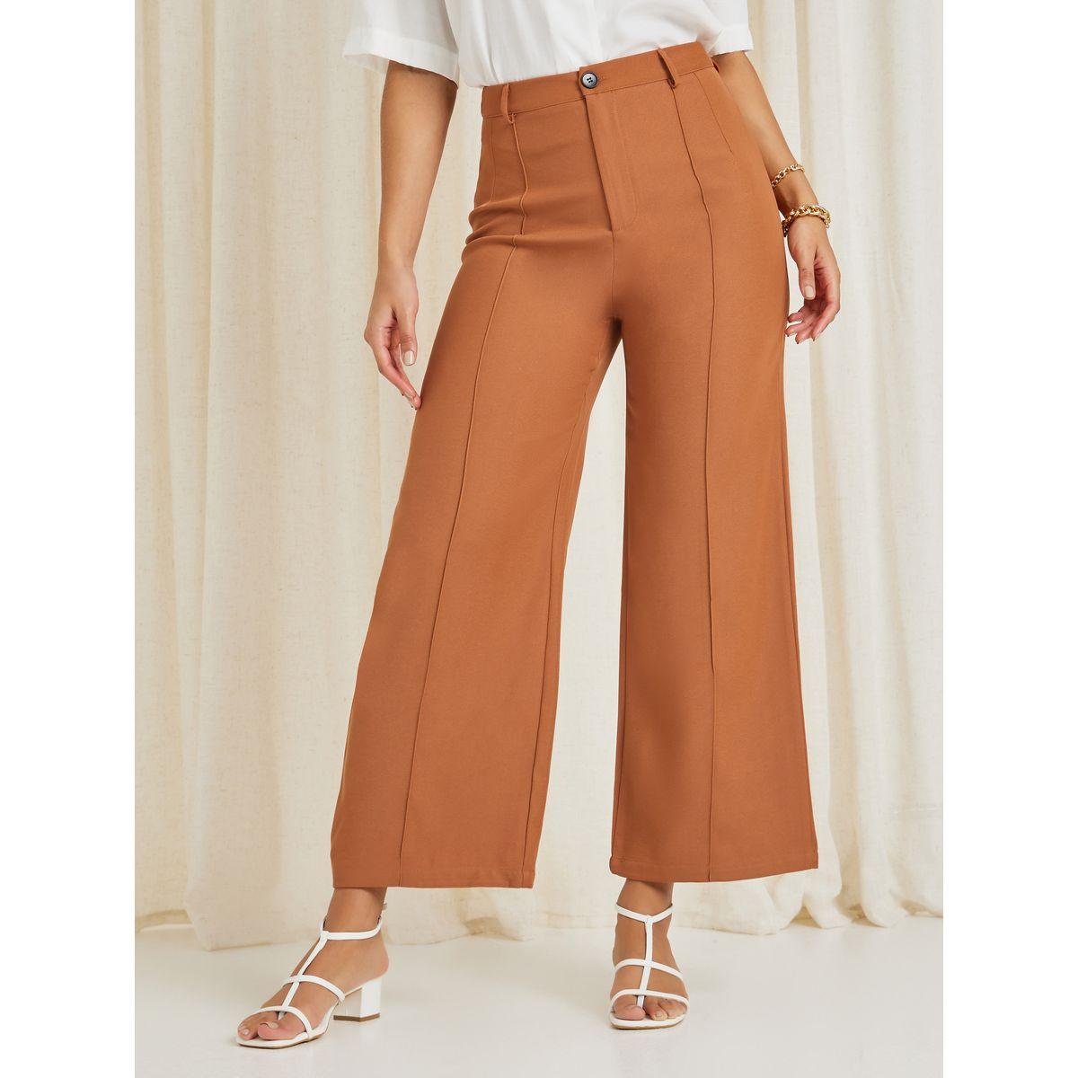 Styli High Rise Pintuck Straight Fit Pant-women-clothing-bottoms-trousers-image-1