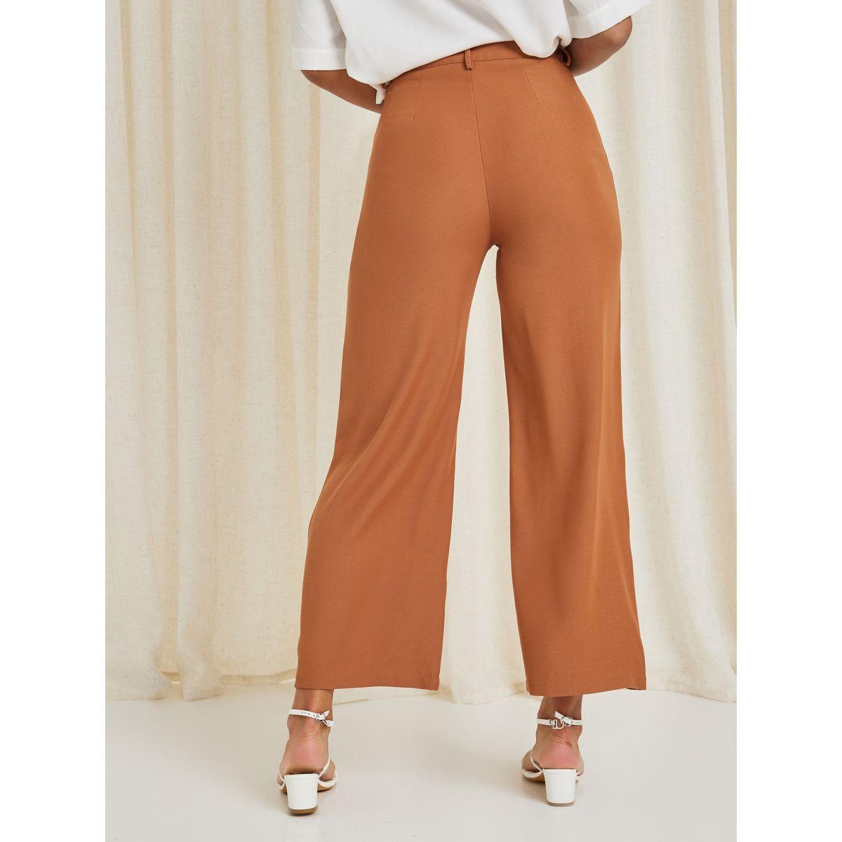 Styli High Rise Pintuck Straight Fit Pant-women-clothing-bottoms-trousers-image-4