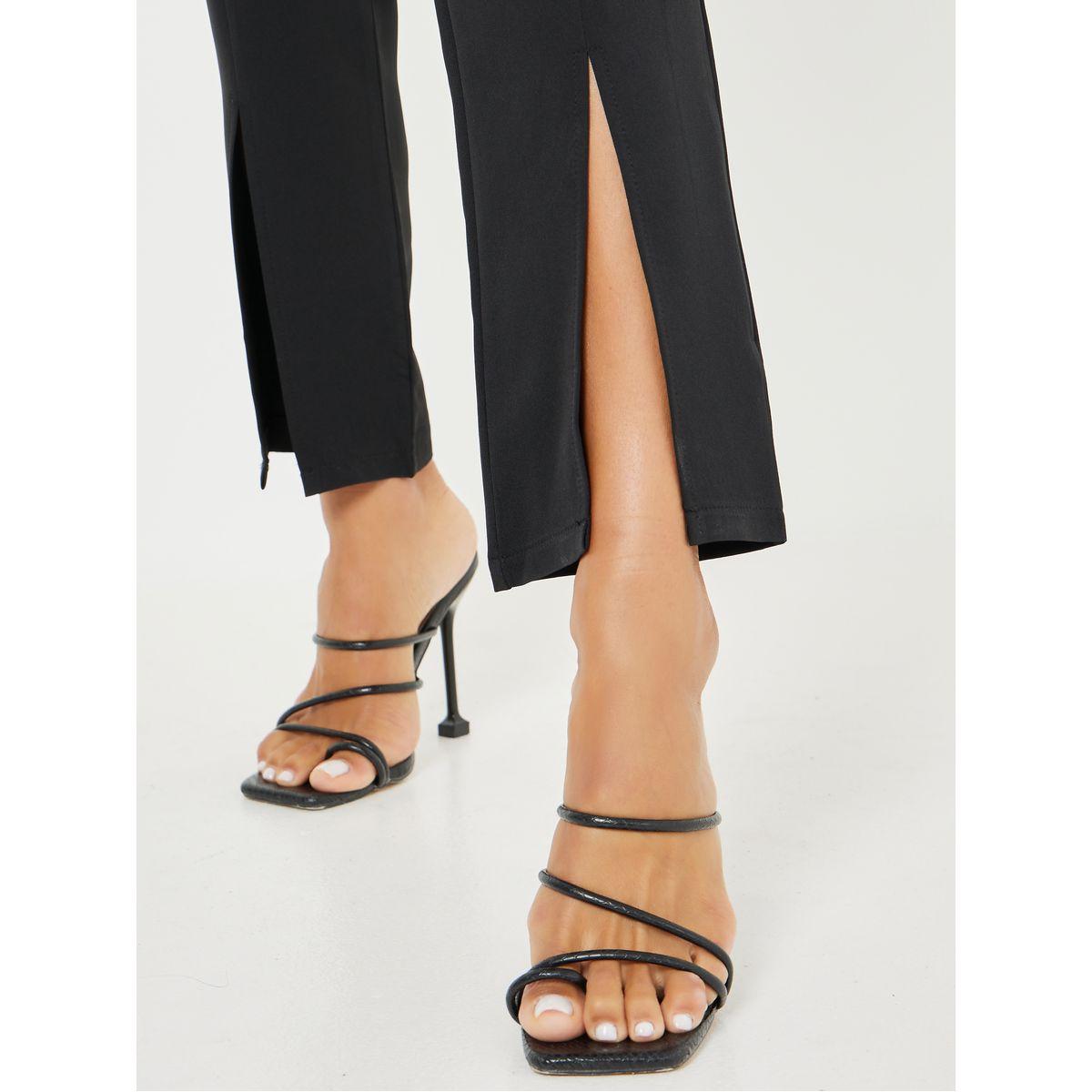 Styli High Rise Split Hem Detail Slim Fit Trouser-women-clothing-bottoms-trousers-image-3