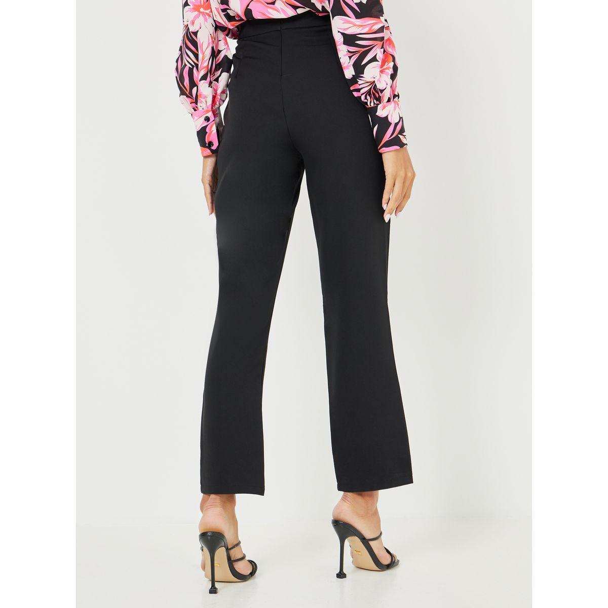 Styli High Rise Split Hem Detail Slim Fit Trouser-women-clothing-bottoms-trousers-image-4