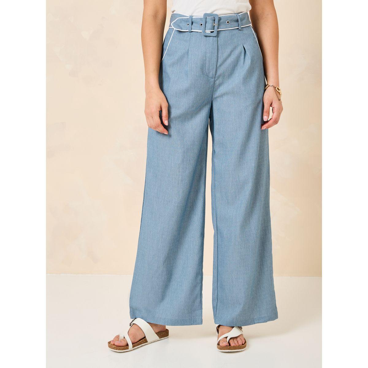 بنطال بحار بحزام خصر-women-clothing-bottoms-trousers-image-2