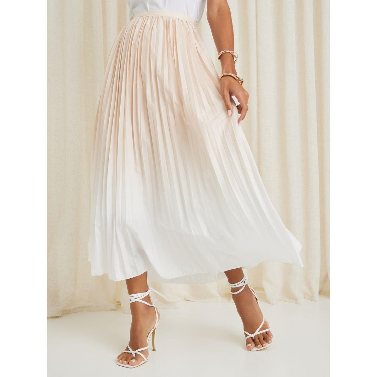 تنورة طويلة مزينة بكسرات-women-clothing-bottoms-skirts-image-1