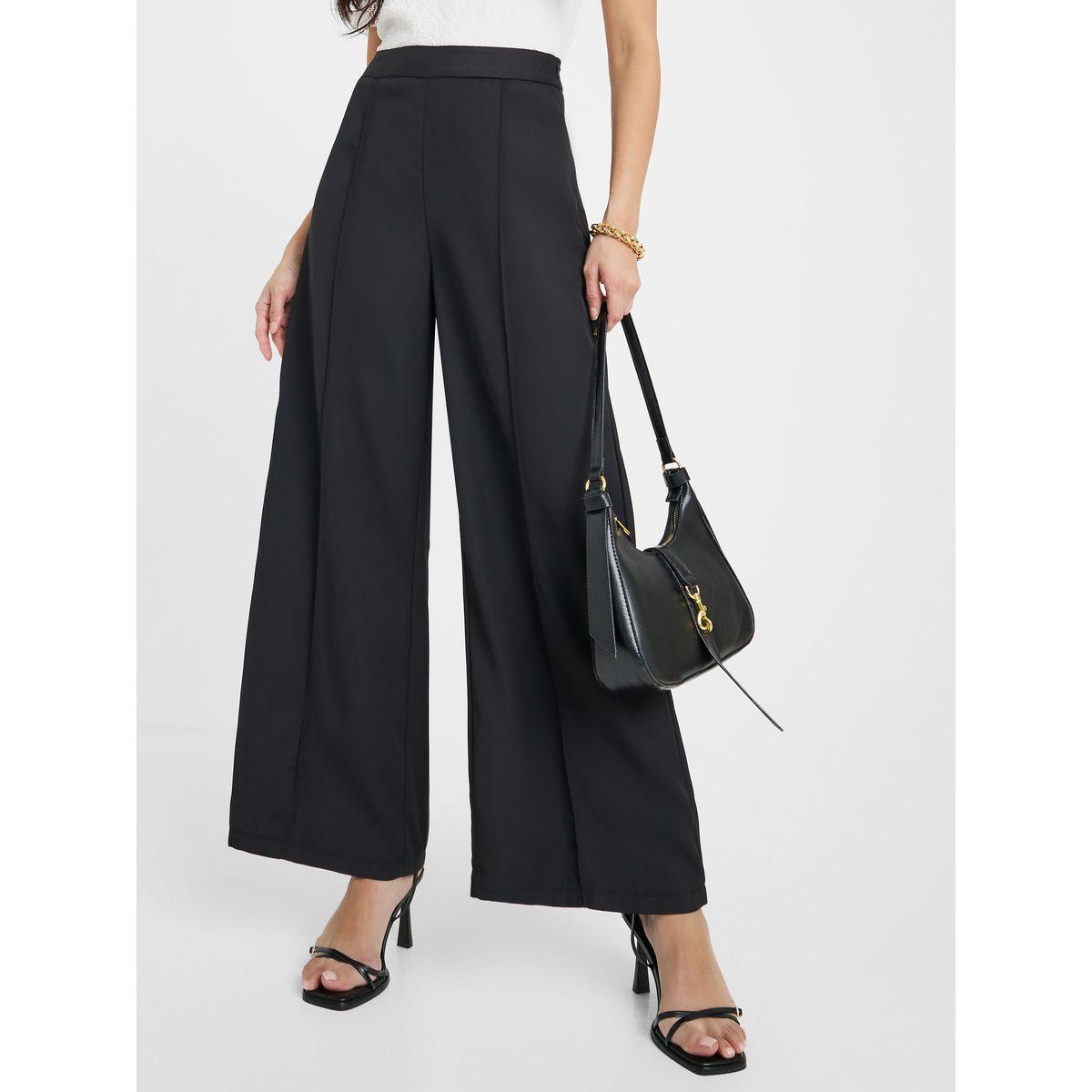 بنطال واسع الأرجل مع خصر عالي-women-clothing-bottoms-trousers-image-2