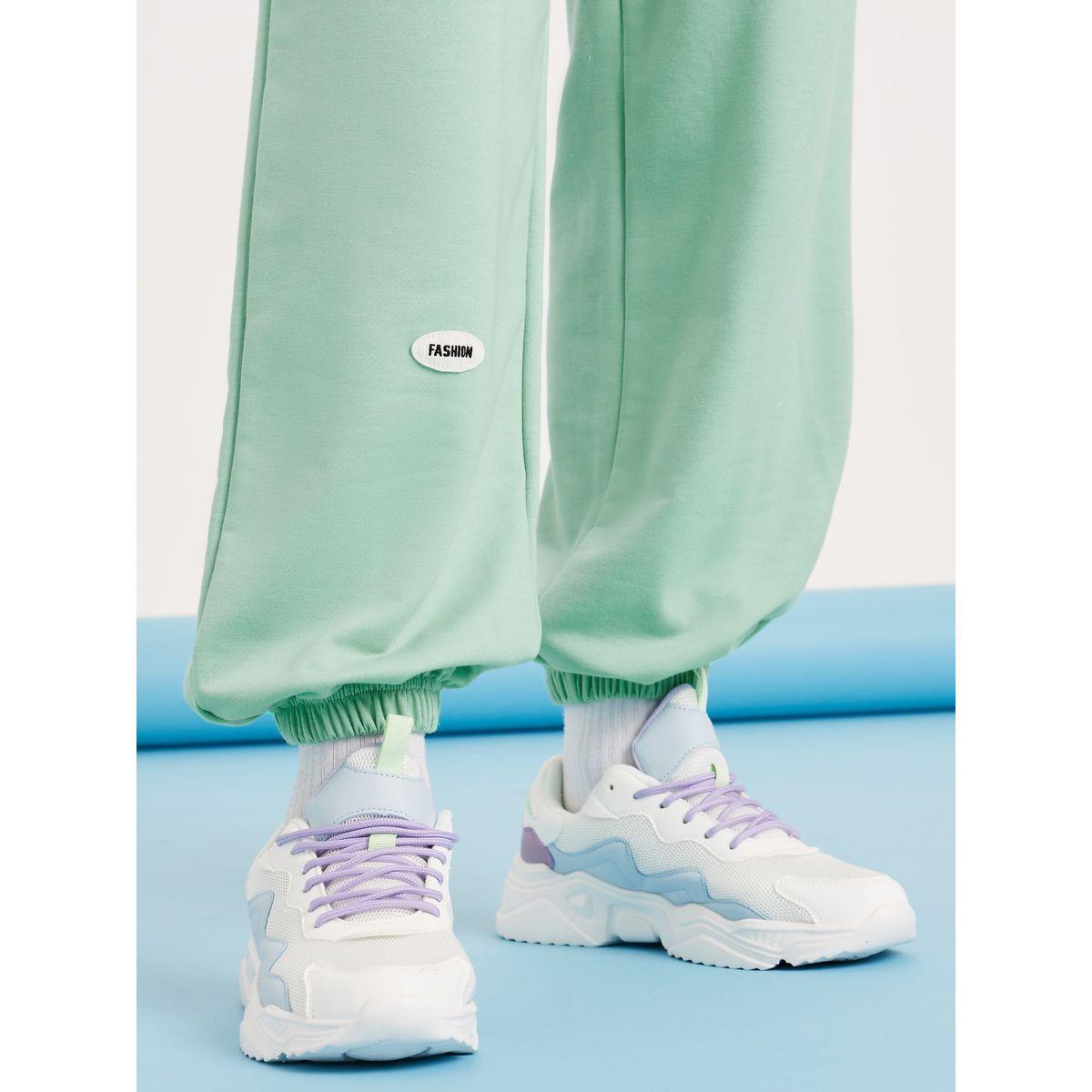 Styli Badge Detail Wide Leg Drawcord Jogger-women-clothing-bottoms-joggers-image-4