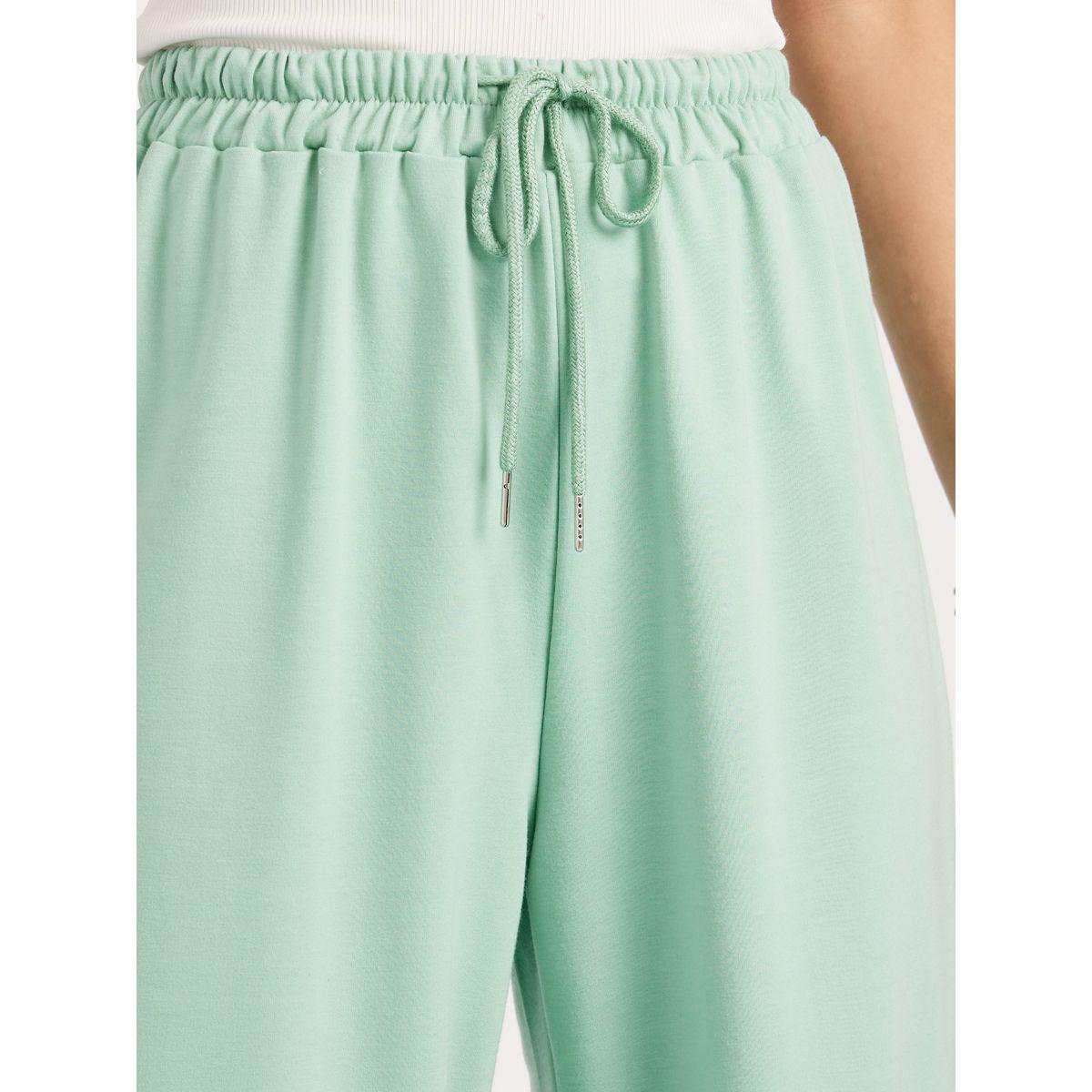 Styli Badge Detail Wide Leg Drawcord Jogger-women-clothing-bottoms-joggers-image-5
