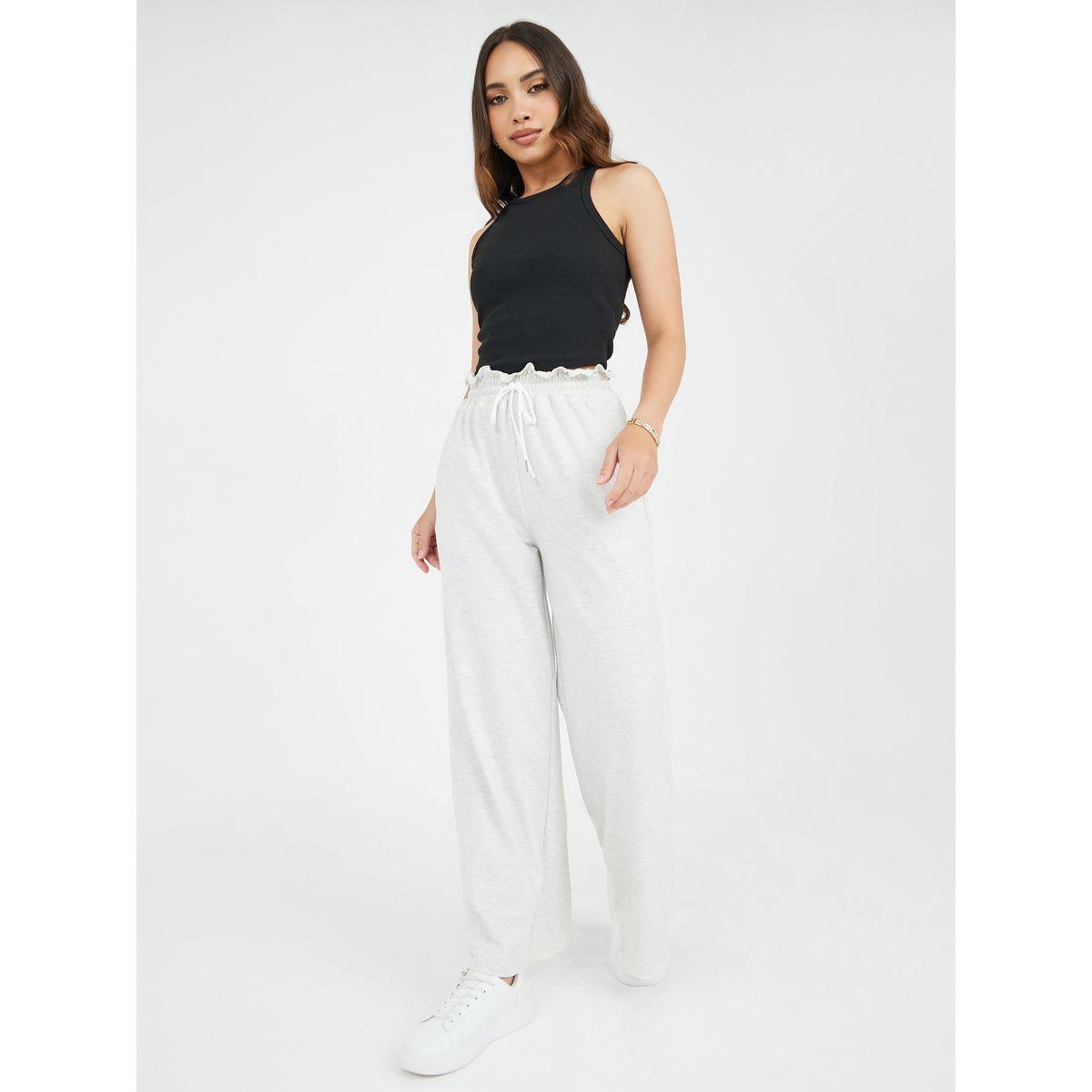 Styli Ruffled Waist Wide Leg Jogger-women-clothing-bottoms-joggers-image-2