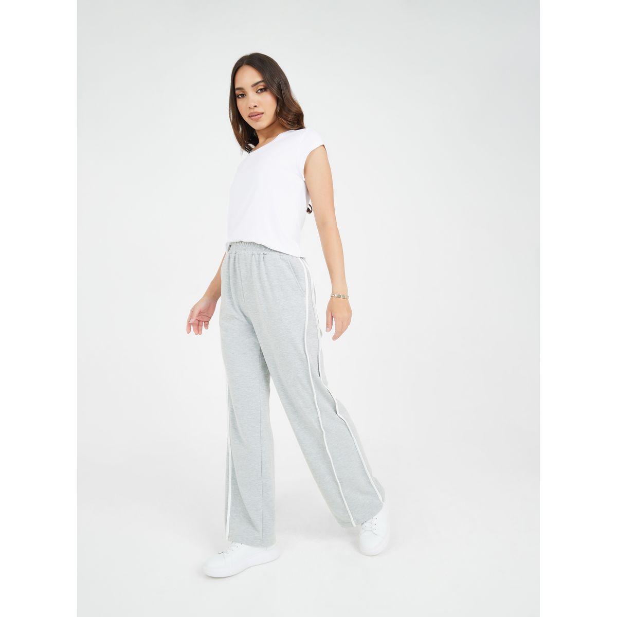 جوغر بتداخل خطوط جانبية-women-clothing-bottoms-joggers-image-2