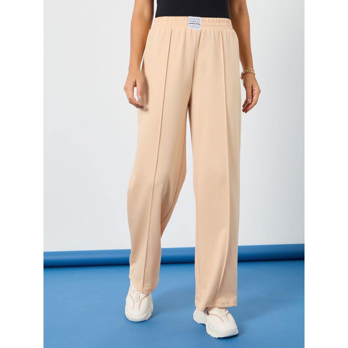 جوغر كاجوال بقصة مستقيمة-women-clothing-bottoms-joggers-image-1