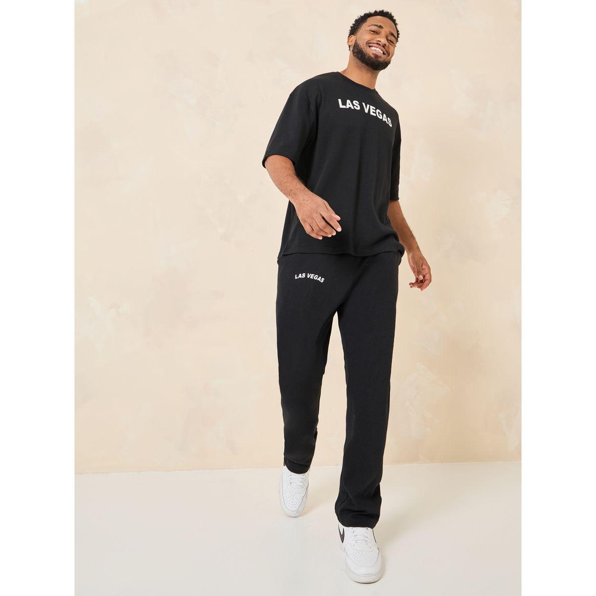Styli Printed Oversized T-Shirt & Regular Fit Jogger Co-Ord Set-men-clothing-coordsets-image-2