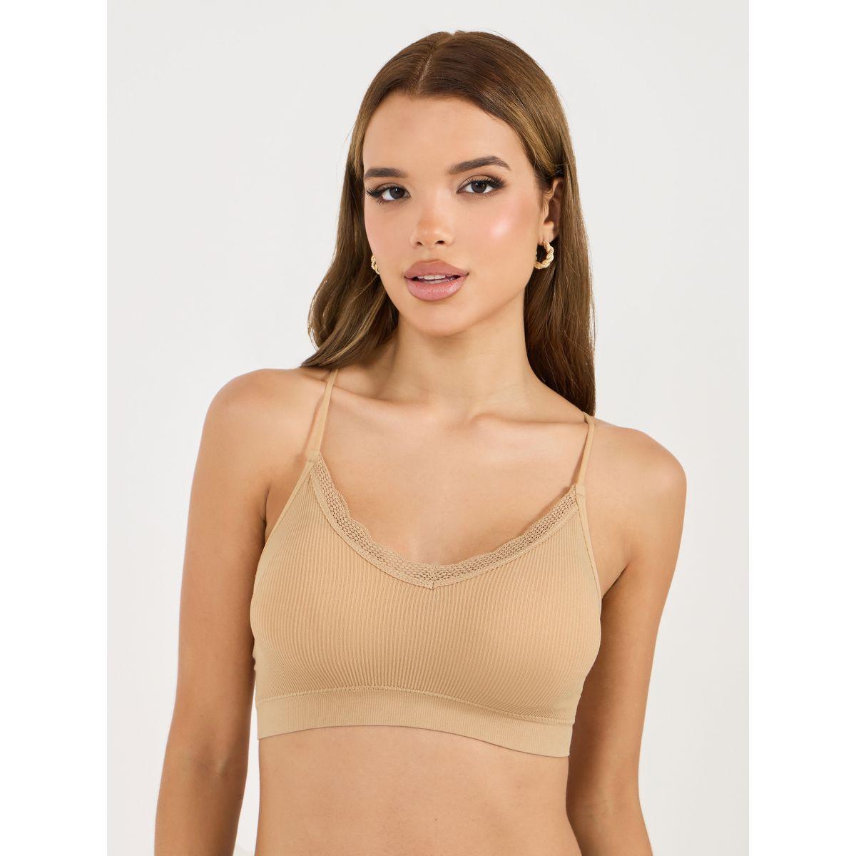 Styli Pack of 3 - Padded Lace Trim Crop Top with Thin Criss Cross Straps-women-clothing-lingerie-bras-image-7