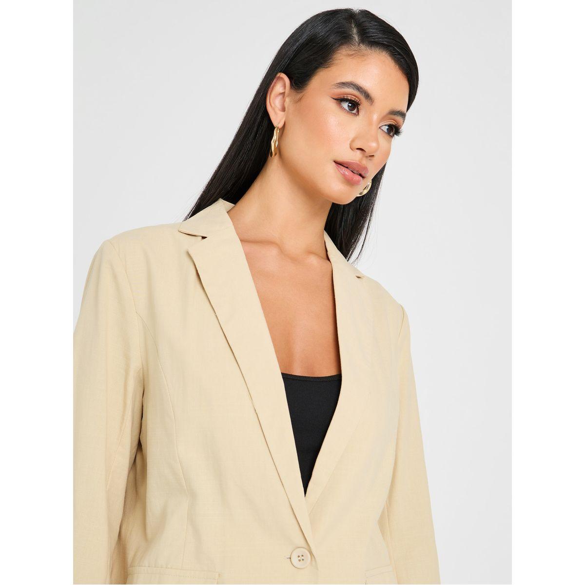 Styli Single Breasted Blazer and Wide Leg Trouser Set-women-clothing-coordsets-image-3
