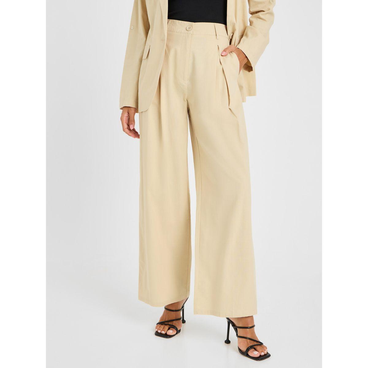 Styli Single Breasted Blazer and Wide Leg Trouser Set-women-clothing-coordsets-image-4