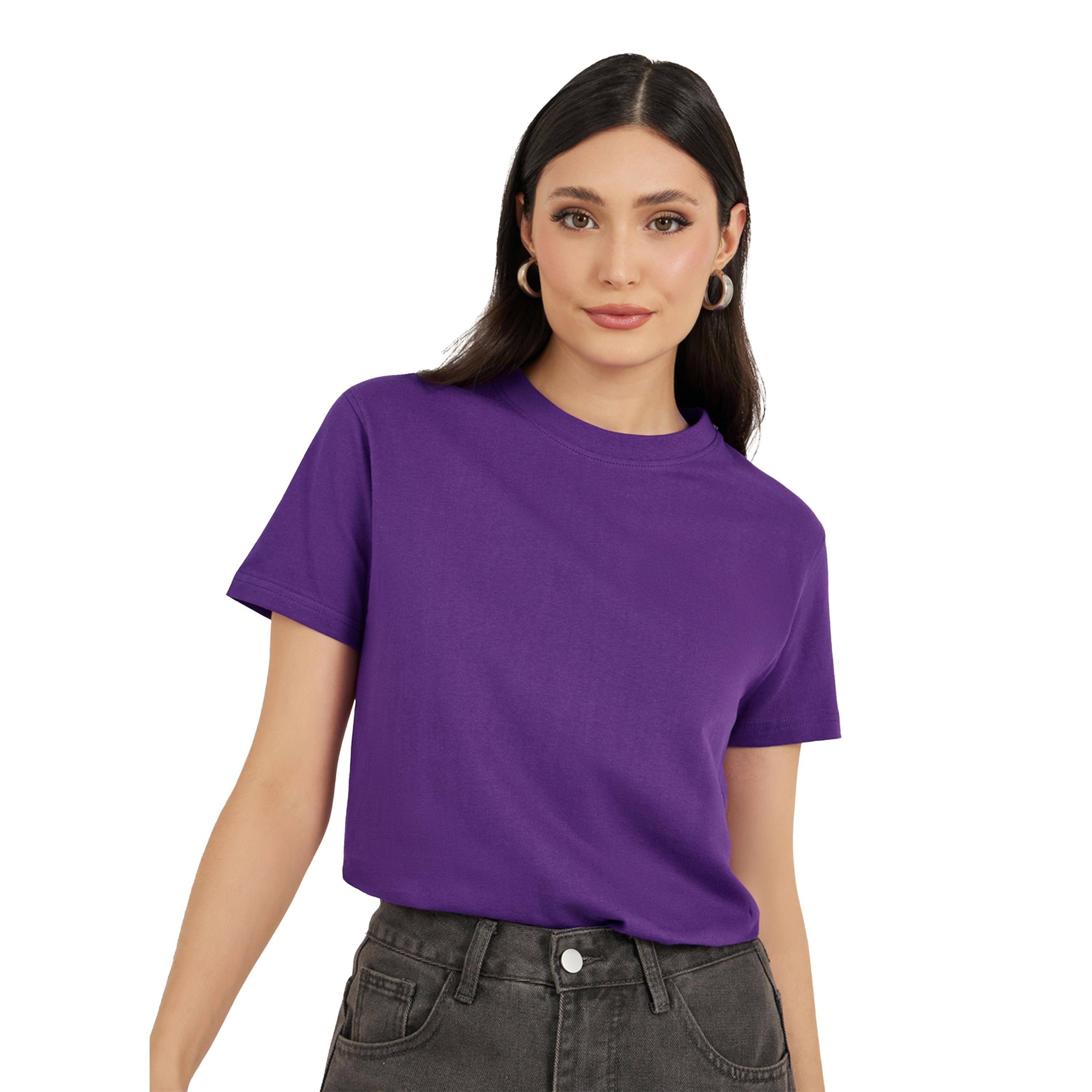Styli Slogan Print Round Neck Regular Fit T-Shirt-women-clothing-tshirts-image-1