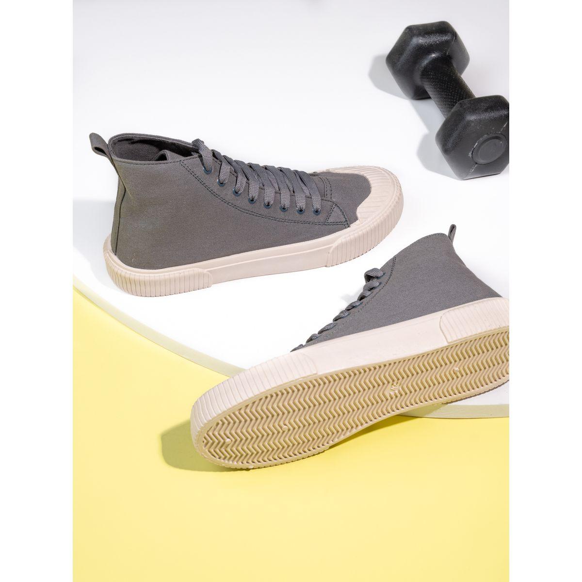 Styli Canvas Lace Up High Top Sneakers-men-shoes-sneakers-image-1