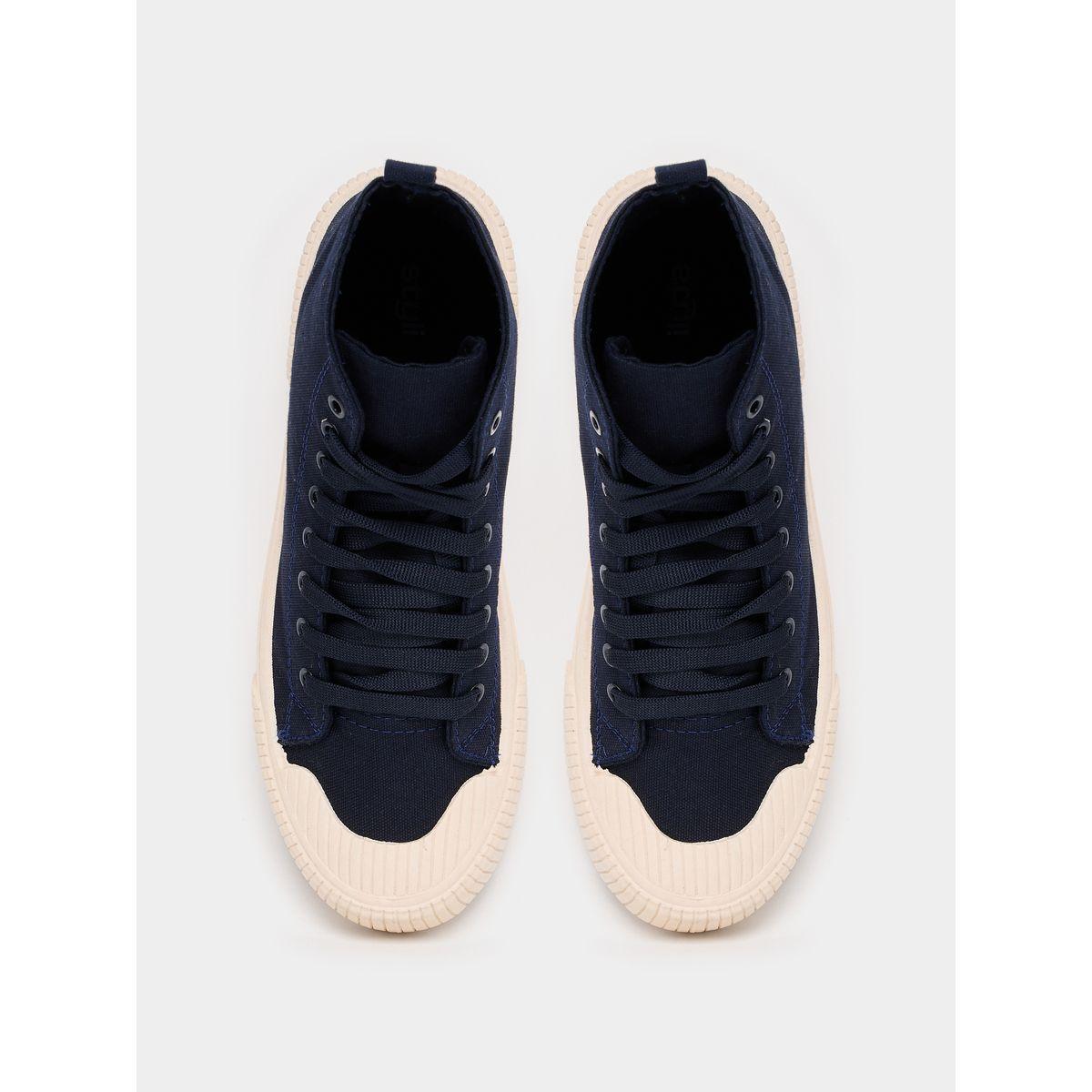 Styli Hi-Top Canvas Lace Up Sneakers-men-shoes-sneakers-image-4