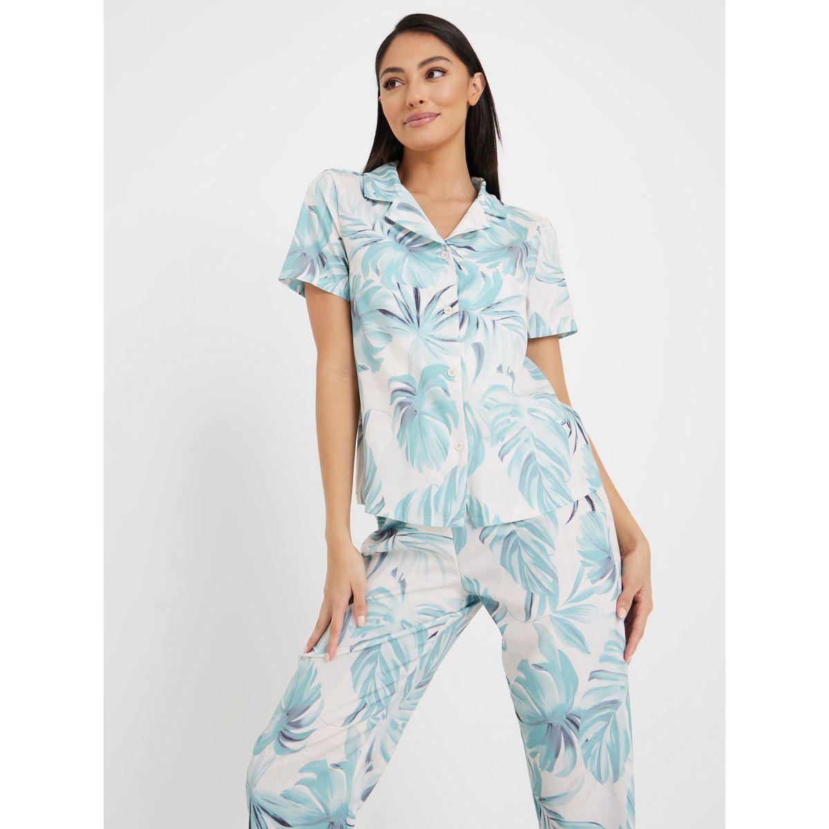 طقم بيجاما من ( بنطال + بلوزة )-women-clothing-nightwear-pyjamas-longsets-image-2