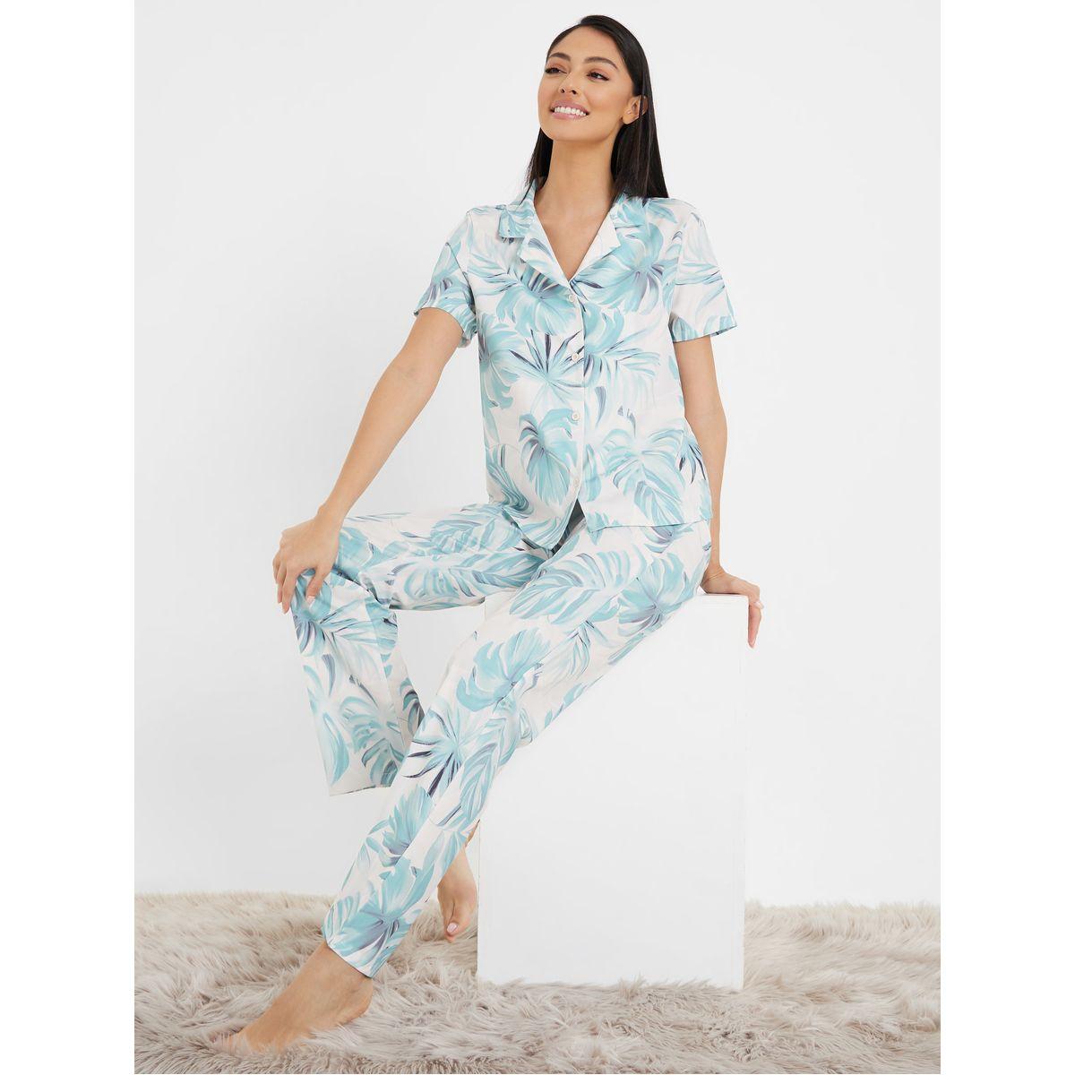 طقم بيجاما من ( بنطال + بلوزة )-women-clothing-nightwear-pyjamas-longsets-image-6