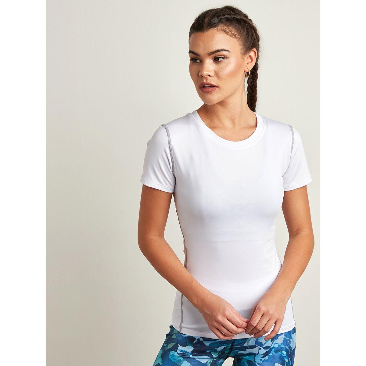 Styli Active Contrast Stitch Detail Active Top-women-clothing-sportswearandactivewear-tshirtsandvests-image-4