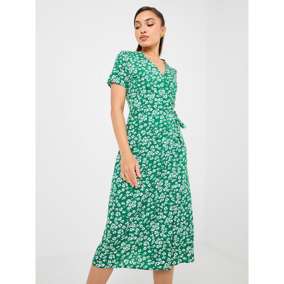 فستان ميدي بنمط لف-women-clothing-dresses-image-1