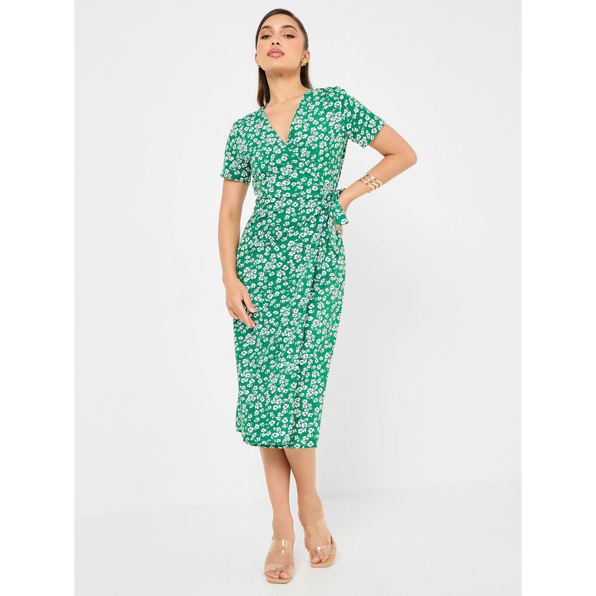 فستان ميدي بنمط لف-women-clothing-dresses-image-2