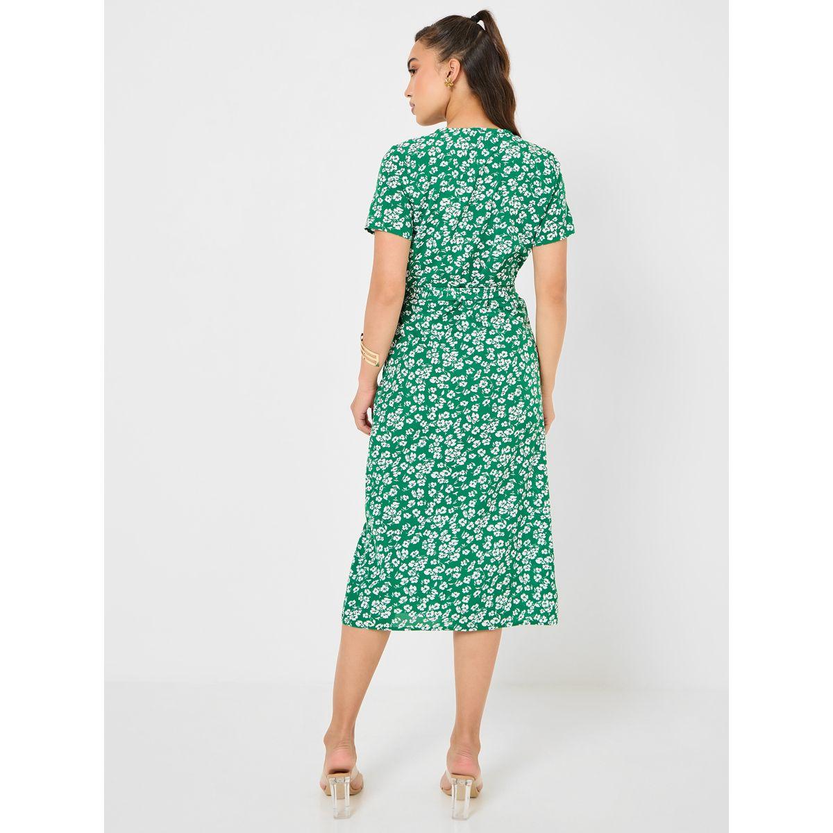 Styli Floral Print Wrap Midi Dress-women-clothing-dresses-image-4