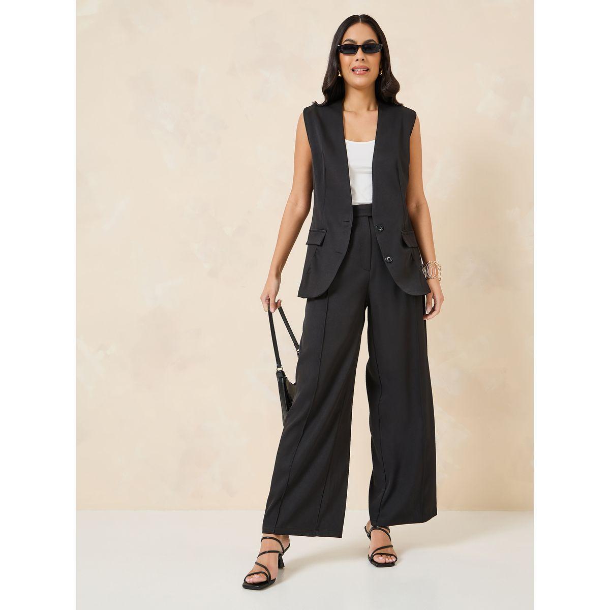 Styli High Rise Trouser with Pintuck Detail-women-clothing-bottoms-trousers-image-1