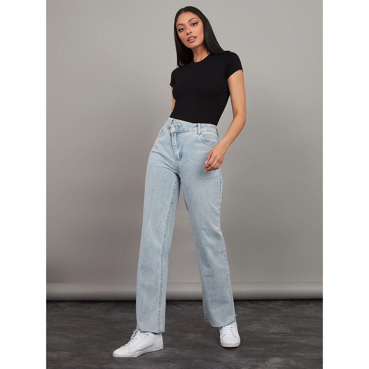 Styli Solid Round Neck Bodysuit-women-clothing-tshirts-image-2