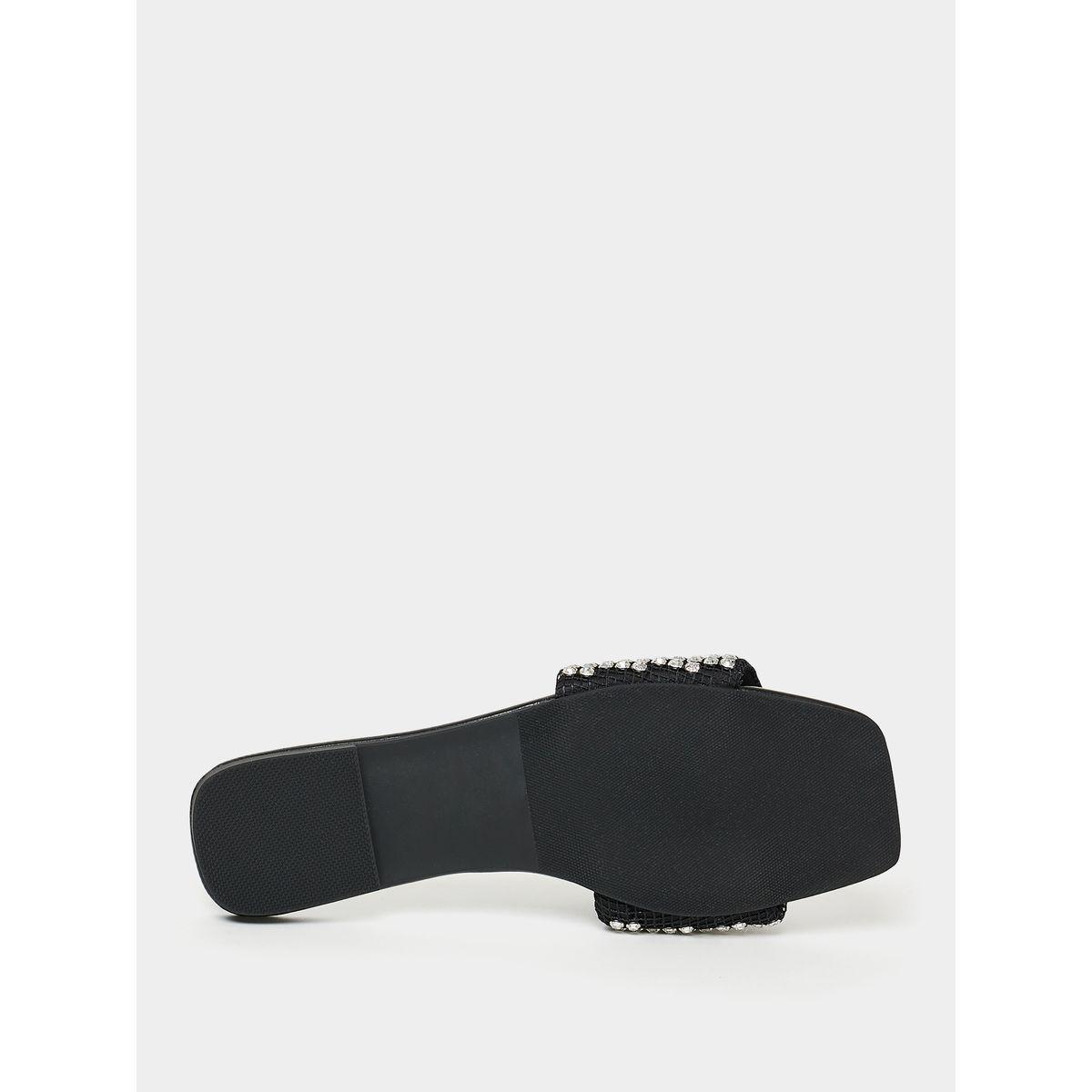 Styli Embellished Strap Flat Sandals-women-shoes-sandals-flats-image-6