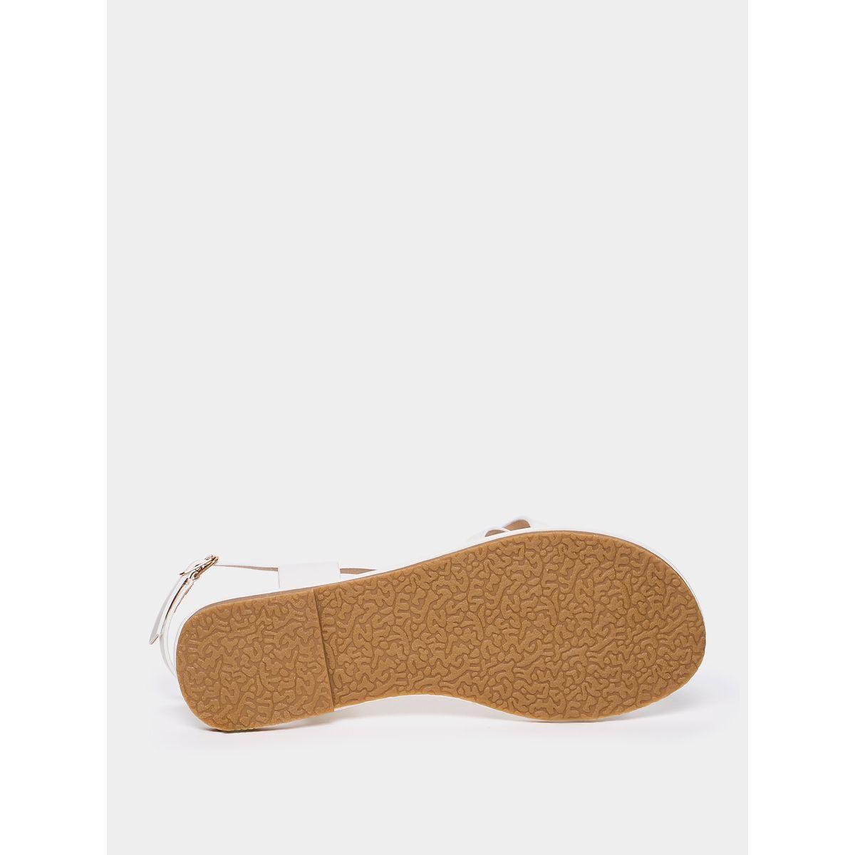 صندل فلات بسيور كروس-women-shoes-sandals-flats-image-7