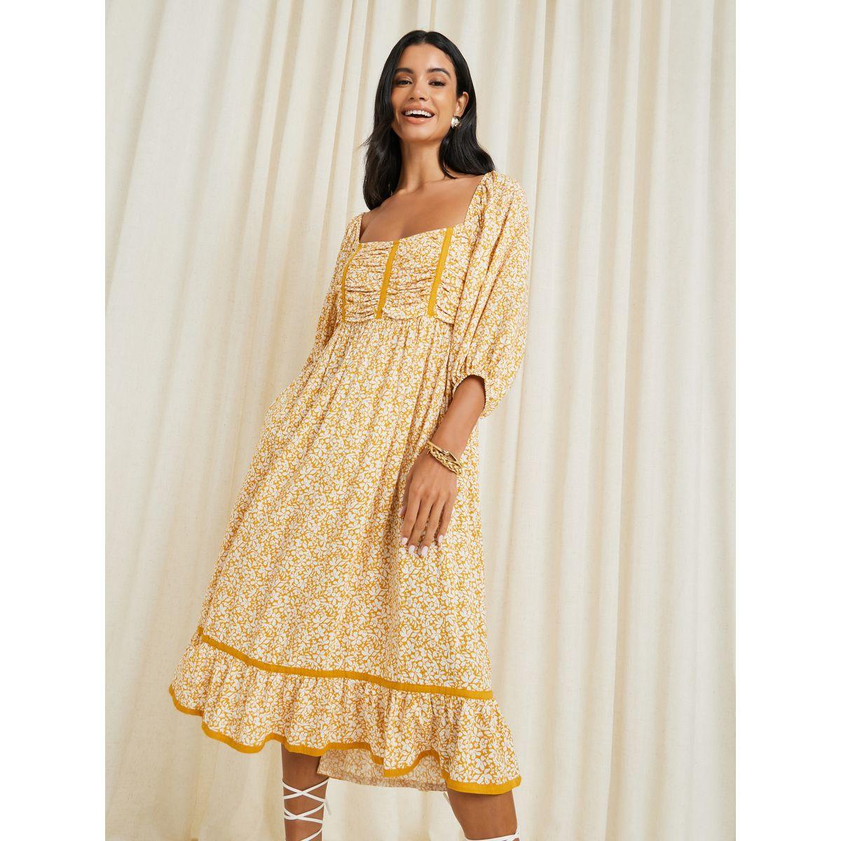 فستان ميدي مطبع بالكامل-women-clothing-dresses-image-2
